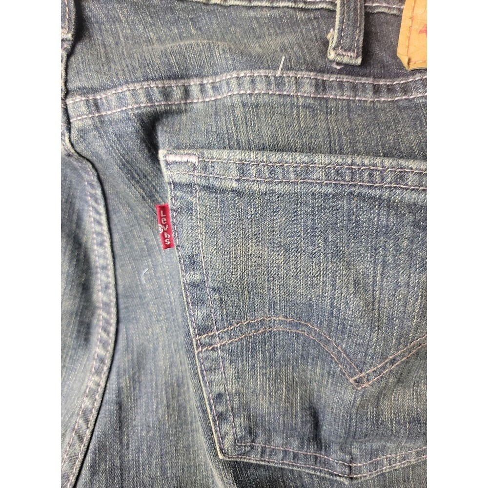 Levi's 559 Relaxed Fit Jeans Mens 38x32 Dark Wash Straight Leg Denim - Picture 4 of 10